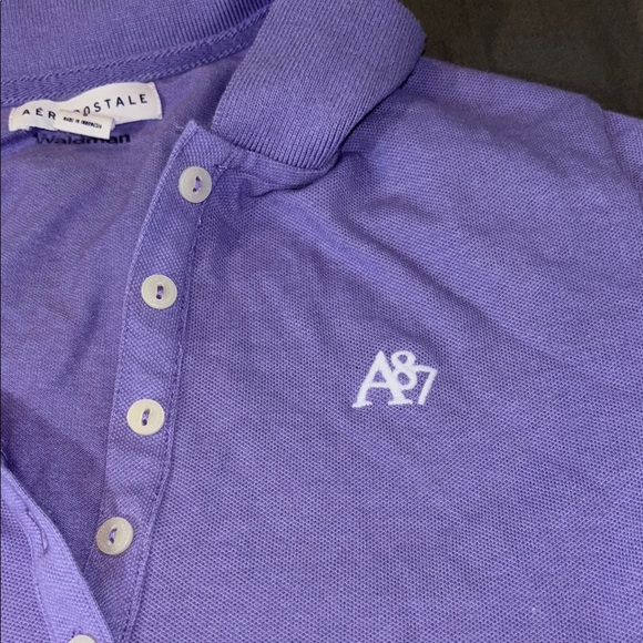 Aeropostale Lavender Polo Shirt - Picture 3 of 3